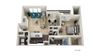 Floorplan A1AR 1 Bed 1 Bath